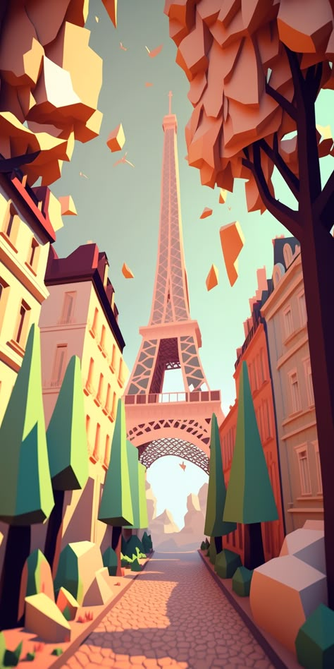 Origami 3d Wallpaper, Toucan Illustration, Paris Landscape, Best Nature Wallpapers, Polygon Art, Poly Art, Crazy Wallpaper, Low Poly Art, Gallery Wallpaper