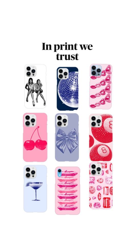 In Print We Trust phone cases Preppy Phone Case, Phone Bling, Summer Iphone Cases, Phone Case By Types, Bling Phone Case, Iphone Obsession, Collage Phone Case, Pretty Phone Cases, Apple Phone Case