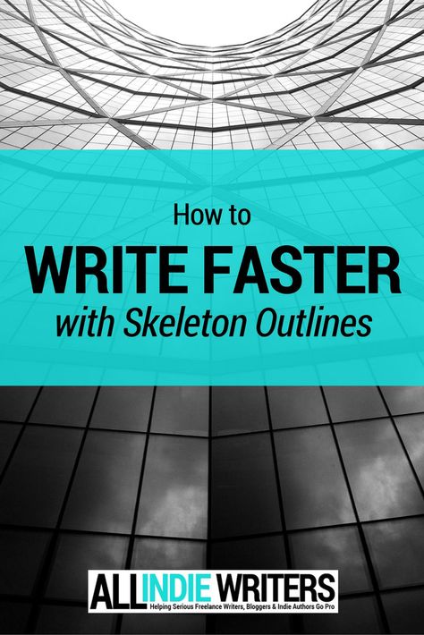 Learn how to use skeleton outlines to write faster. Includes an example of a fleshed out skeleton outline for a blog post. Story Skeleton, Skeleton Outline, Outline Writing, Freelance Copywriting, Skeleton Book, Book Report Template, Book Report Projects, Writing Outline, Plot Diagram