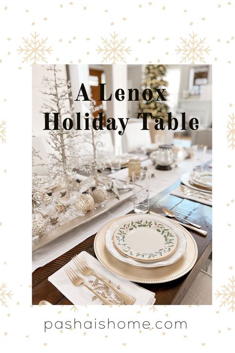 Set a beautiful @lenoxusa holiday table with Lenox Holiday Gold highball glassware, Holiday accent plates, Blue Bay dinner plates, and Portola Gold Flatware! #Lenox #AtHomewithLenox #lenoxholiday #holidaytablesettingideas Lenox Christmas, Lenox Holiday, Brunch Table, Gold Flatware, Holiday Brunch, Blue Bay, Christmas Plates, Holiday Table, Holiday Tables