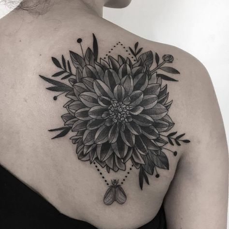 Black dahlia and lacewing #dahliatattoo #flowertattoo #backtattoo #coveruptattoo #greenlacewing #athensgatattooartist... Dahlia Cover Up Tattoo, Black Dahlia Tattoo Meaning, Black Dahlia Tattoo, Dahlia Tattoo, Magnolia Tattoo, Tattoo Cover Up, Black Dahlia, Tattoo Cover, Tattoo Cover-up