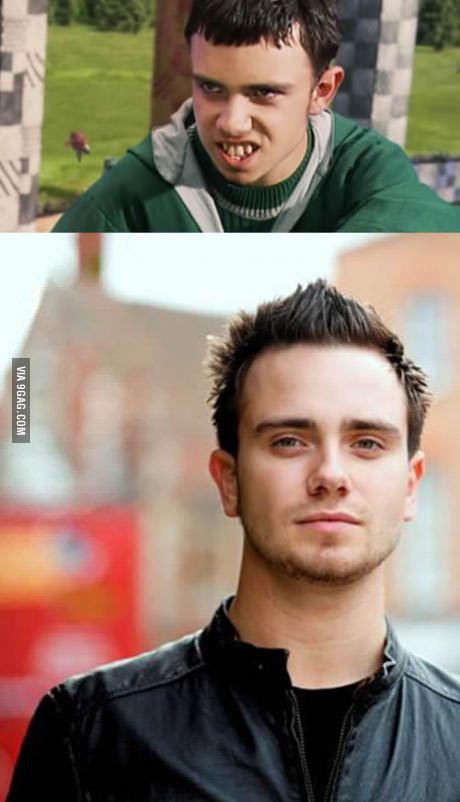 "Now, it's my kind of man! Hahaha" Slytherin Quidditch Captain Marcus Flint then and now Marcus Flint, Hot British Actors, Slytherin Quidditch, Katie Bell, Harry Potter Actors, Albus Dumbledore, Jamie Lee, Harry Potter Obsession, Pretty Men