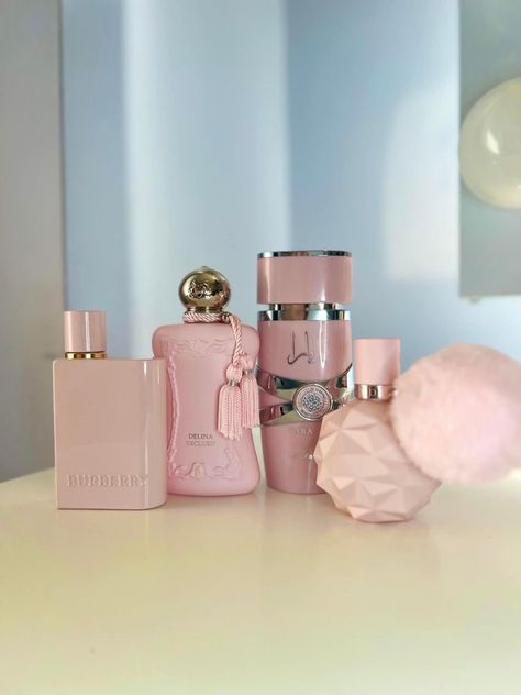 Pink Perfumes, Ariana Grande Sweet Like Candy, Lattafa Yara, Koleksi Parfum, Expensive Perfume, Sweet Like Candy, Fragrances Perfume Woman, Pink Perfume, Perfume Collection Fragrance