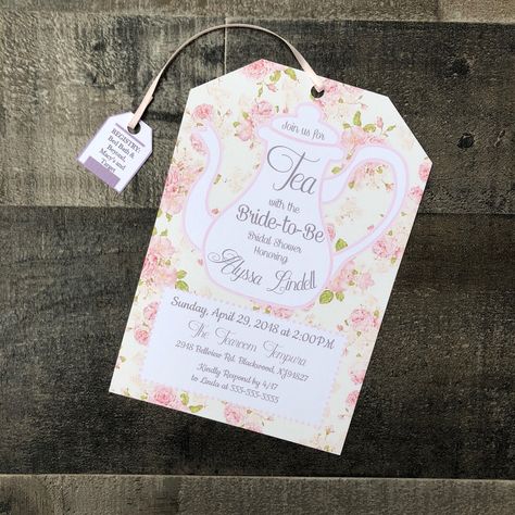 Tea Party Tables, Teacup Ideas, Tea Invitations, Tea Party Baby Shower Invitations, Bridal Tea Party Invitations, Tea Party Bridal Shower Invitations, Bridal Shower Attire, Tea Party Games, Ideas For Bridal Shower