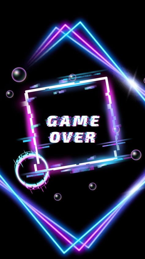 game over - glitch - frase - phrase - neon - black - wallpaper - sfondo - tumblr - aesthetic - pink - purple Purple Gamer Aesthetic Wallpaper, Neon Gaming Wallpaper, Glitch Wallpaper Aesthetic, Purple Gamer Aesthetic, Purple Gaming Aesthetic, Caligraphy Wallpaper, Sunrise Aesthetics, Purple Images, Glitch Aesthetic