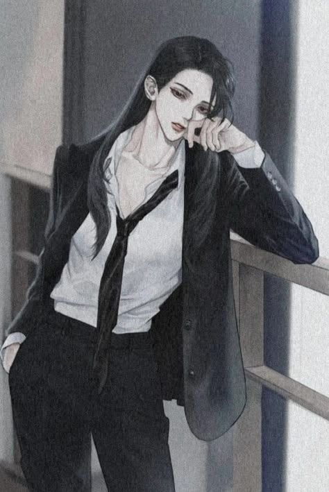 Woman In A Suit Drawing, Mafia Girl Drawing, Girl In Suit Drawing, Mafia Woman Art, Mafia Sketch, Female Mafia Art, Female Mafia, Mafia Art, Suit Drawing