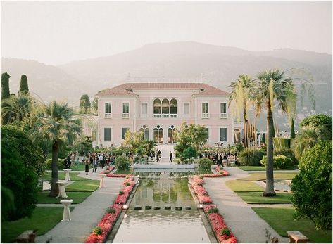 Wedding venue French Riviera #frenchriviera #coast #france #monaco #honeymoon #weddingvenue #wanderlust French Wedding Venues, French Riviera Wedding, Provence Wedding, France Art, France Wedding, French Chateau, Nice France, French Wedding, Pink Houses