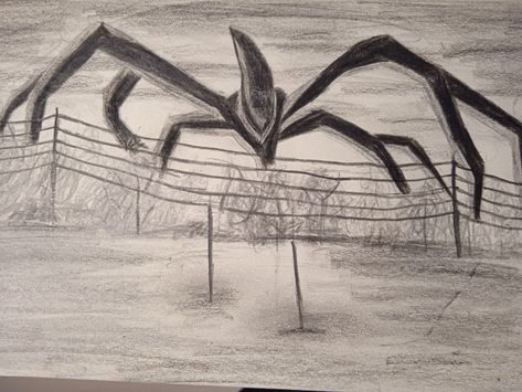 Dibujo de will de Stranger Things: Azotamentes Stranger Things Spider Monster, Desollamentes Stranger Things, Azotamentes Stranger Things, Stranger Things Dibujo, Stranger Things Dibujos, Dr Brenner Stranger Things, Stranger Things Monster, Shadow Monster, Halloween Bar