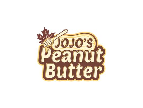 Jojo s Peanut Butter by MD Bodiuzzaman Peanut Butter Logo, Bakery Logo Inspiration, Butter Logo, Logo Inspiration Vintage, Peanut Butter Brands, Adventure Logo, Bakery Branding, Beautiful Logos Design, Restaurant Logo