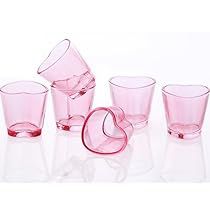 Cute Shot Glasses, Cups And Glasses, Pink Shot, Bar Cart Accessories, Pink Bar, Western Theme Party, Heart Glasses, Tequila Shots, Cordial