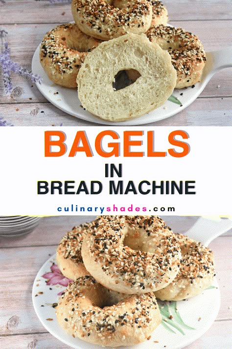 Bread Maker Bagel Dough, Sweet Bread Recipes Bread Machine, Bagels In Bread Machine, Bread Machine Healthy Recipes, Flavorful Bread Machine Recipes, Bagel Dough In Bread Machine, Bread Maker Bagels, Bread Machine Bagels Recipe, Bagels Recipe Homemade Bread Machine