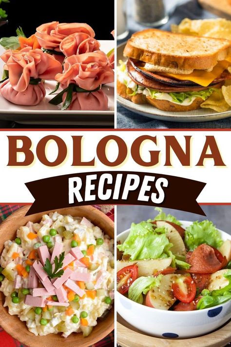 Bologna Recipes Dinners, Bologna Gravy, Ring Bologna And Rice Recipes, Beef Bologna Recipes, Bologna Sandwich Ideas, Recipes Using Bologna, Bologna Recipes Ideas, Baked Bologna, Recipes With Bologna