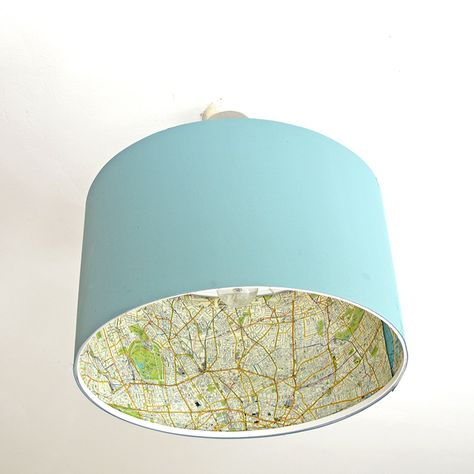 Things to Do With Old Lampshades - Salvaged Living Ikea Map, Ikea Lamp Hack, Black Wire Basket, Traditional Ceiling Lights, Feather Lamp, Ikea Lamp, Lampshade Makeover, Ikea Kids, Decoupage Diy