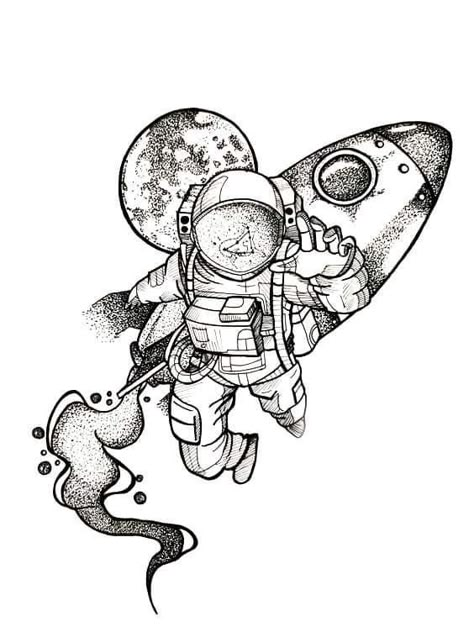 Sketches Space, Astronaut Tattoo Design, Astronaut Tattoo Ideas, Astronaut Sketch, Space Tattoo Designs, Cool Space Tattoos, Space Sketches, Space Tattoo Ideas, Space Tattoo Sleeve