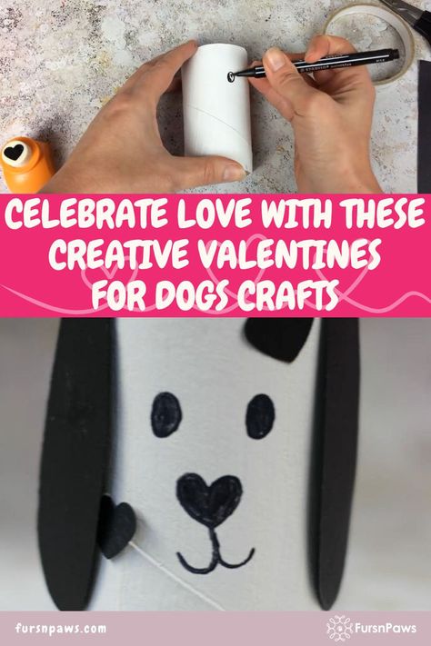 Dog valentines craft Crafts To Do With Dogs, Valentines Dog Treats, Dog Arts And Crafts, Dogs Crafts, Valentines Craft Ideas, Valentines Dog, Valentine Box Ideas, Dog Craft, Valentines Treats