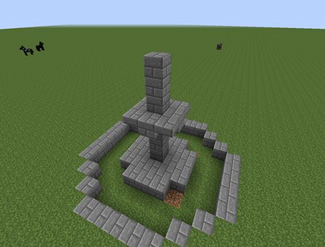 Build A Fountain, Minecraft Fountain, Minecraft Statues, Minecraft Decoration, Minecraft Houses Survival, Minecraft Interior Design, Easy Minecraft Houses, Minecraft House Tutorials, Minecraft Room