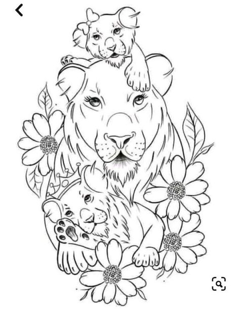 Coloring pages #coloringpages Coloring books #coloringbooks Coloring pages for kids #coloringpagesforkids Coloring pages for kids animals #coloringpagesforkidsanimals 1.382 Mandala Lion Tattoo, Lioness And Cub Tattoo, Lion Cub Tattoo, Floral Coloring Pages, Lion Art Tattoo, Wildlife Tattoo, Cubs Tattoo, Lion Mandala, Typography Tattoo