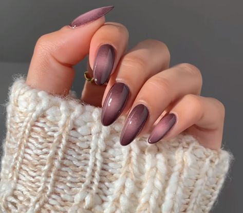 Brown Fall Almond Nails Design, Square To Almond Nails, Natural Aura Nails, Brown Coquette Nails, Pink November Nails, Nails For Warm Skin Tone, Gelx Inspo Nails Fall, Aura Nails Fall, Cozy Fall Nails