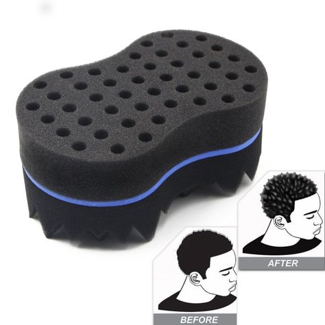 Curly Hair Sponge, Comb Coils, Curl Brush, Hair Sponge, Twist Curls, Curling Brush, Afro Curls, Hair Care Tools, Twist Hair