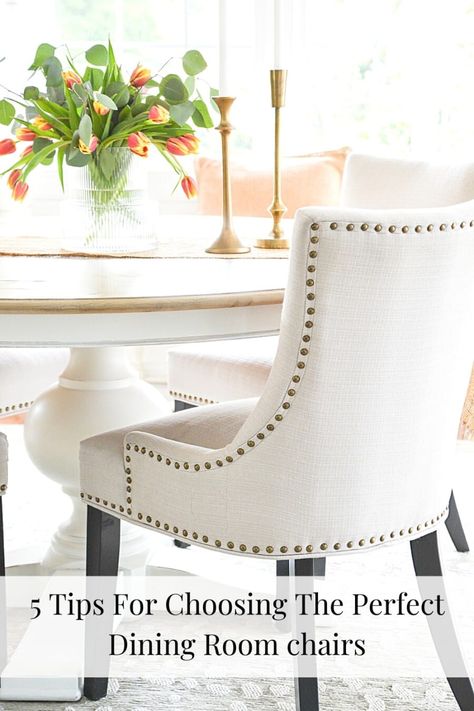 Cloth Dining Room Chairs, Cozy Dining Room Chairs, Comfy Dining Room Chairs, Popular Dining Chairs, Dinning Room Chairs Ideas, Comfy Dining Chairs, Fabric Dining Room Chairs, Farmhouse Dining Room Table, Perfect Chair