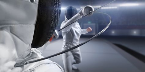 Olympic Fencing, Fencing Sport, Action Pose Reference, Figure Reference, Concept Ideas, Dont Touch My Phone Wallpapers, Human Poses Reference, Sport Photography, Dynamic Poses