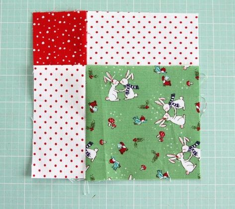 Quick Cornerstone Quilt Tutorial Quilt Cornerstone Ideas, Cornerstone Quilt Blocks, Standing On The Corner Quilt Pattern, Chimneys And Cornerstones Quilt Block, Grinch Christmas Quilt Ideas, Grinch Quilts Ideas, Quilt Border Cornerstones, Grinch Quilt, Charm Pack Quilt Patterns