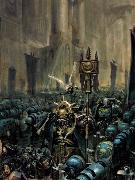 Artwork from the Codexies 40k Art, Warhammer 40k World Eaters Art, Excoriators 40k, Warhammer 40k Servitor Art, Warhammer 40k Grimdark Painting, Darktide Warhammer, Warhammer 40k Art, Warhammer Art, Warhammer 40k Artwork