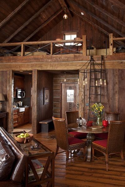 Rustic Cabin Interior, Sky Journal, Cabin Loft, Small Log Cabin, Upstairs Loft, Twin Beds, Cabin Interiors, Cabin Living, Little Cabin