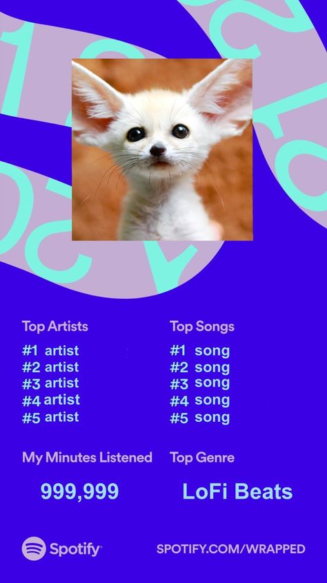 Spotify Wrapped Maker Story For Instagram, Spotify Wrapped, Yearbook Layouts, Yearbook Themes, Pop Up Ads, A Meme, Yellow And Purple, Song Artists, Meme Template