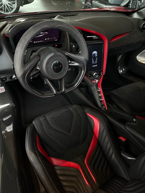 Mclaren 720s Interior, Mclaren Inside, Mclaren Interior, Mclaren Sports Car, Mclaren 12c, Car Interior Design Sketch, Lykan Hypersport, Slr Mclaren, Dream Things