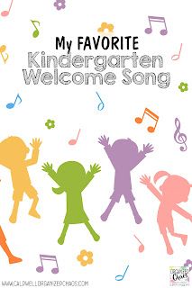 Kindergarten Music Activities, Kindergarten Welcome, Kindergarten Music Class, Kindergarten Music Lessons, Welcome Songs, Movement Songs, Welcome To Kindergarten, Kindergarten Music, Elementary Music Teacher