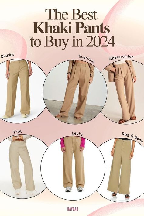 After hours of searching, these pairs of khaki pants made the cut—tap here to meet them! Khaki Pants Outfit Women Work, Khaki Pants Outfits, Khaki Pants Outfit Women, Pants To Buy, Pant Outfits For Women, Khaki Pants Outfit, Khaki Pants Women, Pants Cream, Cream Tops