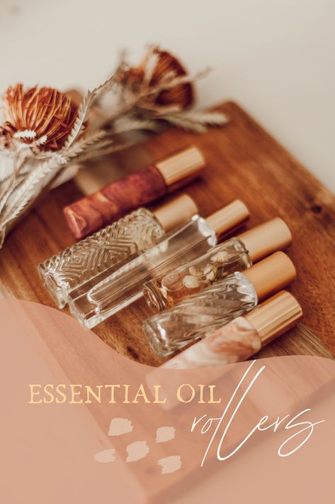 Making DIY Essential Oil Rollers - Casey Wiegand of The Wiegands Essential Oil Rollers, Roman Chamomile Essential Oil, Homemade Perfume, Diluting Essential Oils, Essential Oil Accessories, Living In North Carolina, Making Essential Oils, Perfume Recipes, Diy Essentials