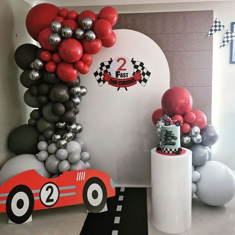 Two Fast 2 Curious Birthday, Two Fast 2 Curious, Background With Words, Cars Birthday Party Decorations, 2nd Birthday Party For Boys, Cars Birthday Cake, Boys 1st Birthday Party Ideas, Car Themed Parties, Car Birthday Theme