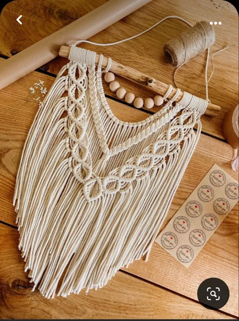 Simple Macrame Wall Hanging, Simpul Makrame, Pola Macrame, Macrame Wall Hanging Tutorial, Macrame Wall Hanger, Macrame Headboard, Simple Macrame, Macrame Knots Tutorial, Makramee Diy