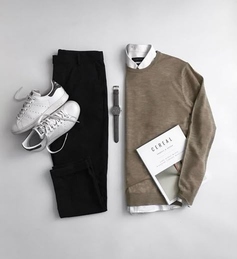 Outfit Grid Men, Herren Style, Mens Fashion Sweaters, Mens Fashion Smart, Mens Fashion Blog, Mens Fashion Photography, Outfit Grid, Mens Casual Dress Outfits, Men Stylish Dress