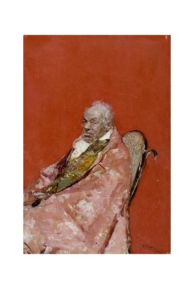 Mariano Fortuny Marsal - An Ecclesiastic, oil on panel, 1874. Art Mini Toile, Mariano Fortuny, Francisco Goya, Academic Art, Spanish Painters, Spanish Artists, Portrait Paintings, Art Portraits, Mini Canvas Art