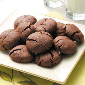 Fudgy Cocoa Drops Desserts For Two, Chocolate Drop Cookies, Fair Foods, Dinner Side, Cookie Recipes Homemade, Dessert For Two, Baking Cocoa, Recipes For Two, Drop Cookies