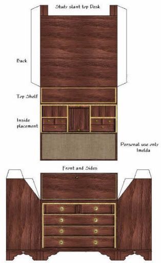 Cardboard Dollhouse, Model Furniture, Barbie Printables, Paper Furniture, Altoids Tins, House Template, Dollhouse Printables, Paper Doll House, Miniature Printables