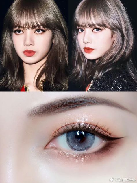 Lisa Makeup Blackpink Tutorial, Lisa Eye Makeup, Lisa Makeup Tutorial, Lisa Makeup, Kpop Makeup, Asian Makeup Looks, Makeup Korean, Lisa Blackpink Instagram, Ethereal Makeup