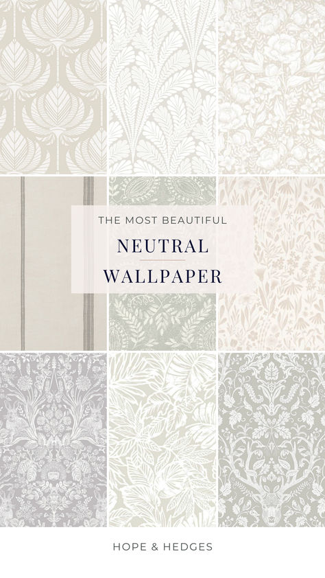 These are the most beautiful neutral wallpaper ideas for your home! From neutral floral prints, to neutral stripe wallpaper, to neutral coastal wallpaper, these are classic and stunning. Tan, beige, cream, light grey, or taupe wallpaper ideas are versatile, timeless, and can really transform your walls into something gorgeous. Powder room wallpaper, girls bedroom wallpaper, boys bedroom wallpaper, dining room wallpaper, bathroom wallpaper, laundry room wallpaper, and playroom wallpaper! Neutral Bathroom Wallpaper, Wallpapers For Bathrooms, Bedroom Wallpaper Accent Wall, Closet Wallpaper, Wallpaper Hope, Wallpapers For Walls, Wallpaper Powder Room, Taupe Wallpaper, Tan Wallpaper