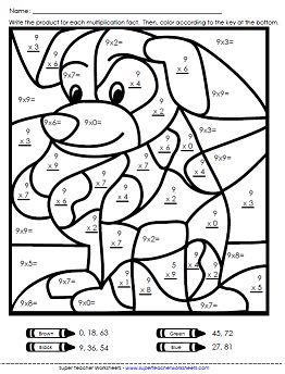 Math color Worksheets | Multiplication Worksheets - Basic Facts Addition Coloring Worksheet, Color By Number Worksheet, Maths Colouring Sheets, Coloring Worksheets For Kindergarten, Fun Math Worksheets, Number Worksheet, Math Pictures, Math Coloring Worksheets, Color By Number Printable