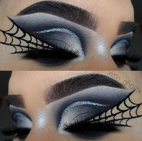 Halloween Makeup Witch, Spooky Makeup, Holloween Makeup, Cute Halloween Makeup, Makeup Drawing, Halloween Eye Makeup, Cooler Style, Halloween Makeup Inspiration, Eye Makeup Steps