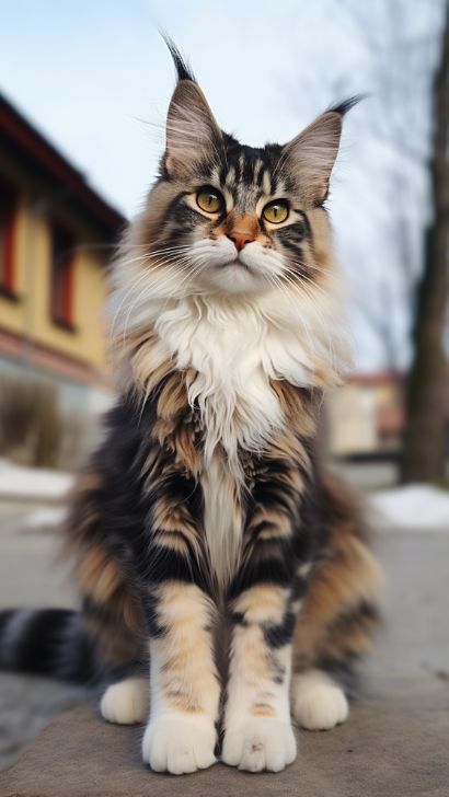 Calico Maine Coon Cat Breed - PICTURES &amp; Maine Coon Calico Cat Overview Gatos Cool, Cat Stevens, British Shorthair Cats, Gorgeous Cats, Cute Cats Photos, Calico Cat, Domestic Cat, Cute Cats And Dogs, Silly Cats