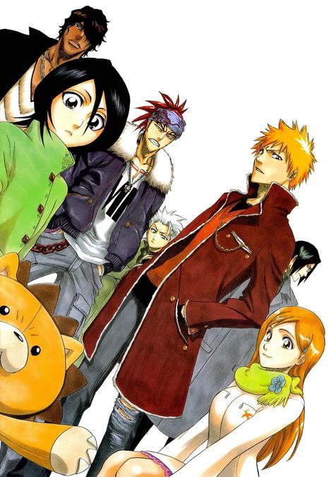 Bleach Manga Fashion, Bleach Coloured Manga, Manga Panels Colored, Manga Fashion, Hard Images, Ichigo Manga, Kurokos Basketball, Rukia Bleach, Tite Kubo