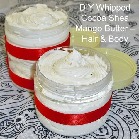 DIY Whipped Cocoa Shea Mango Butter – Hair & Body, Global Couture blog Mango Butter For Hair, Hygiene Hacks, Coffee Butter, Shea Butter Face, Shea Butter Recipes, Helpful Websites, Shea Butter Benefits, Shea Butter Hair, Diy Body Butter