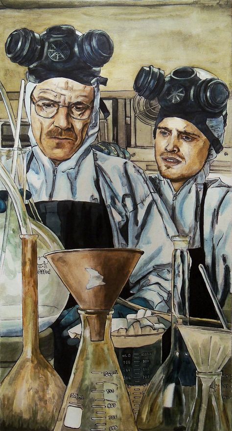 Walt and Jesse, Breaking Bad. One of the best shows to ever be on television, and by far the best series finale EVER. Breaking Bad Artwork, Bad Wallpaper, Beaking Bad, Bad Fan Art, Breaking Bad Series, Breaking Bad 3, Breaking Bad Poster, Breaking Bad Art, Breaking Bad Movie