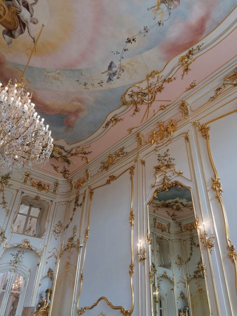 Picture was taken at Esterházy-kastély, Fertőd, Hungary. K-12 shooting location // Melanie Martinez // CryBaby // K-12 // places // aesthetic // princesscore // castle // pastel // pink // fancy // golden // Fancy Places Aesthetic, Pink Regal Aesthetic, Pastel Castle Aesthetic, Victorian Pastel Aesthetic, Royal Fairy Aesthetic, Melanie Aesthetic Core, Pastel Royal Aesthetic, Light Royalcore Aesthetic, Pink Fancy Aesthetic