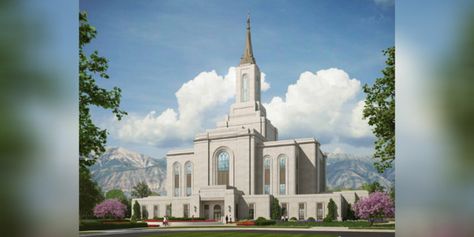 Orem Utah Temple rendering released and groundbreaking announced | LDS Living Saratoga Springs Utah, Utah Valley University, Angel Moroni, Lds Temple Pictures, Orem Utah, Salt Lake Temple, Utah Temples, Temple Pictures, Exterior Rendering