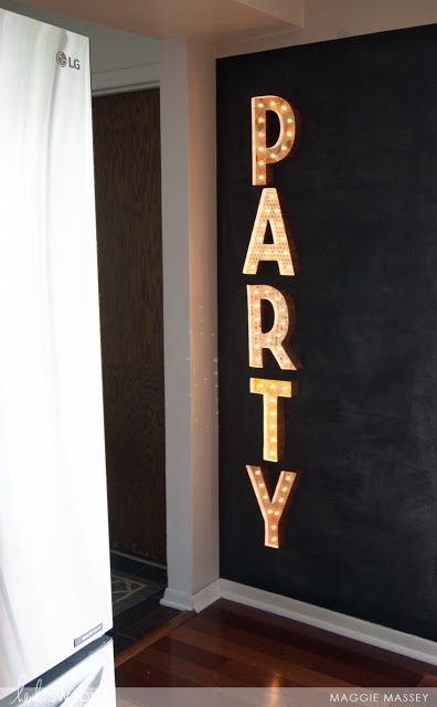 Marquee Party Decorations, Marquee Backdrop, Diy Party Props, Marquee Decor, Party Marquee, Marquee Lights, 18th Birthday Party, Heidi Swapp, Marquee Letters